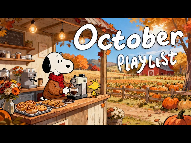 Snoopy’s October Café Playlist 🍂☕ Warm Jazz for Slow Coffee Mornings & Cozy Moments by Snooze Jazz