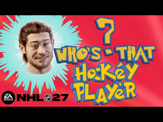 Can You Guess The NHL 27 Player?