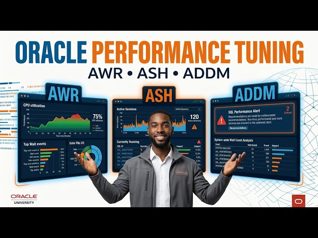 Oracle Performance Tuning: AWR, ASH & ADDM Explained for Beginners