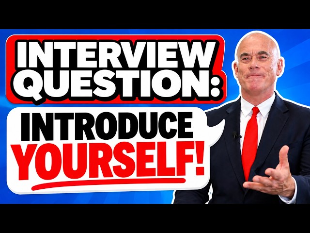 HOW TO INTRODUCE YOURSELF IN A JOB INTERVIEW! (Tell Me About Yourself Answer!)