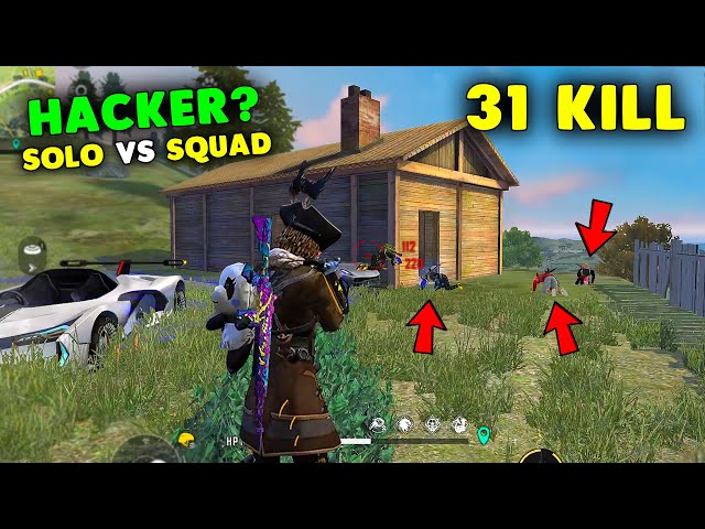 Solo vs Squad 31 Kill Don't Call Me Hacker Gameplay - Garena Free Fire