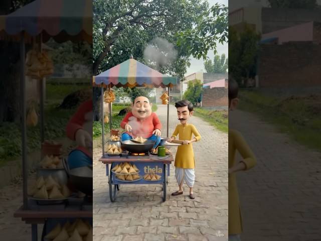 Motu Patlu Ke Samose #comedy #funny #cartoon #shortsfeed #viralvideo
