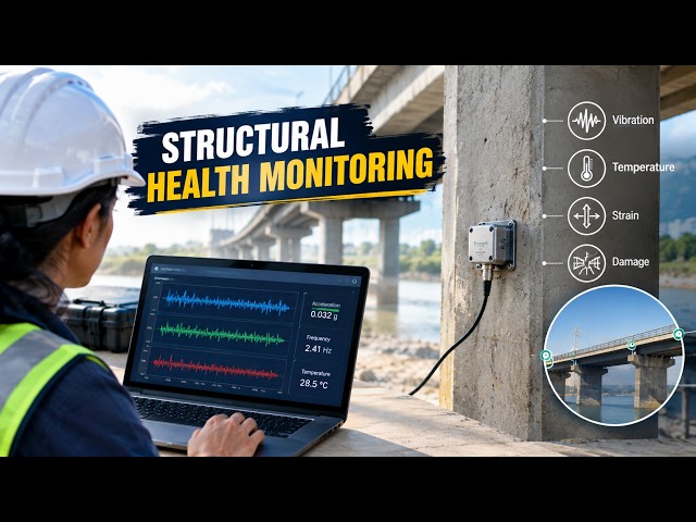 What is Structural Health Monitoring (SHM)?#structuralinspection #structuralengineering