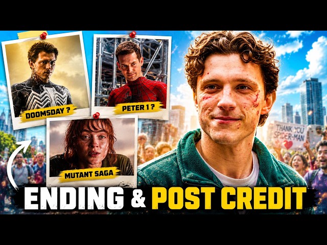 SPIDERMAN BRAND NEW DAY Ending & Post Credit Scene | Explained in Hindi