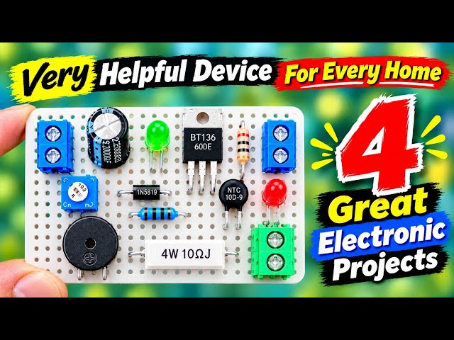 Top 4 Electronics Projects with Basic Components