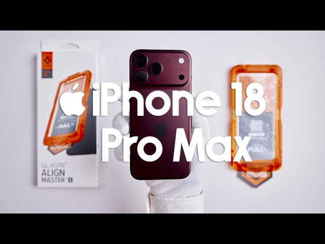iPhone 18 Pro Max Screen Protector - Spigen AlignMaster S Unboxing & Install