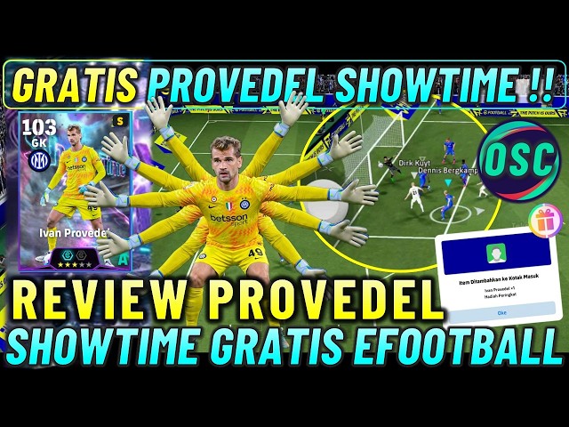 FREE SHOWTIME GK!! REVIEWING THE FREE INTER MILAN ROUND 3 EFOOTBALL CHAMPIONSHIP SHOWTIME PROVEDEL.