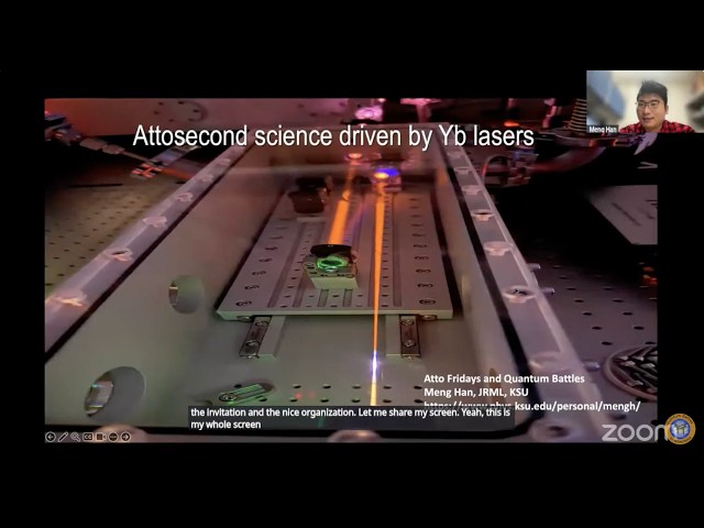 Atto Fridays - Meng Han - Attosecond Science Driven by Yb Lasers