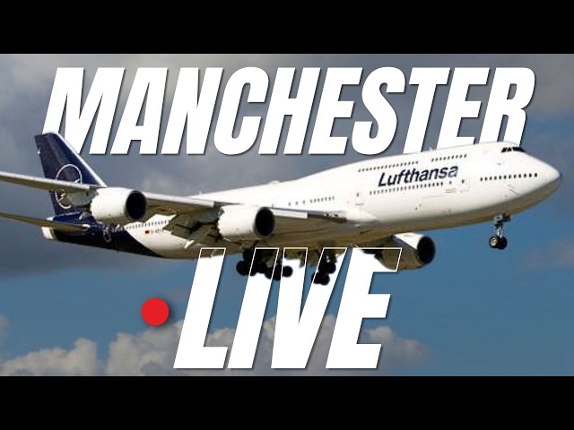 🔴 WINDY CONDITIONS ⚠️ Runway Views | Manchester Airport LIVE ✈️