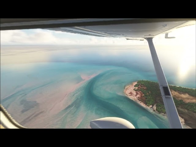 Relaxing caribbean flight on Playstation VR2 | PSVR2