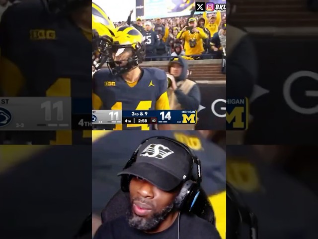 Bryce Underwood BENCHED for Tommy Carr?! #michigan #reaction #shorts #highlights