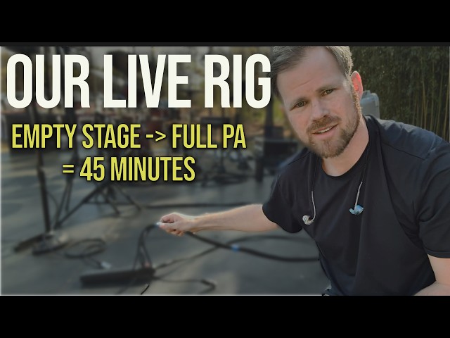 Complete Band Setup: PA, IEM Rack, Ableton & Lighting