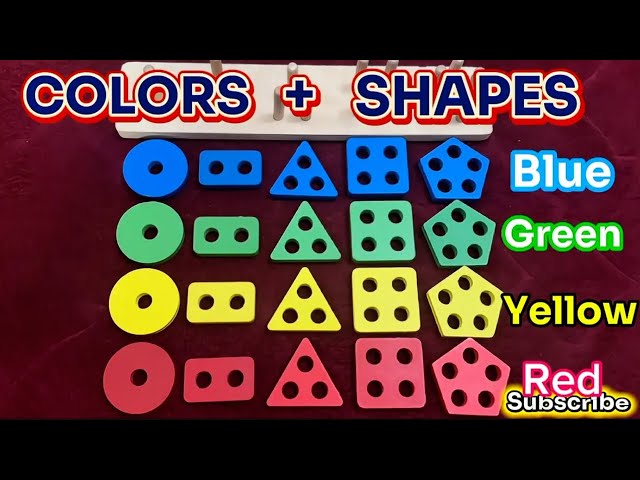 Learn Colours and Shapes for Toddlers| Preschool Learning| Toddlers Education