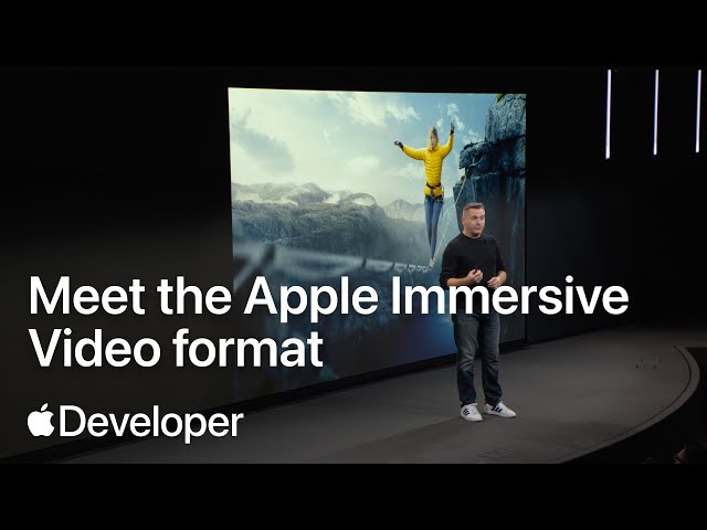 Meet the Apple Immersive Video format | Meet with Apple