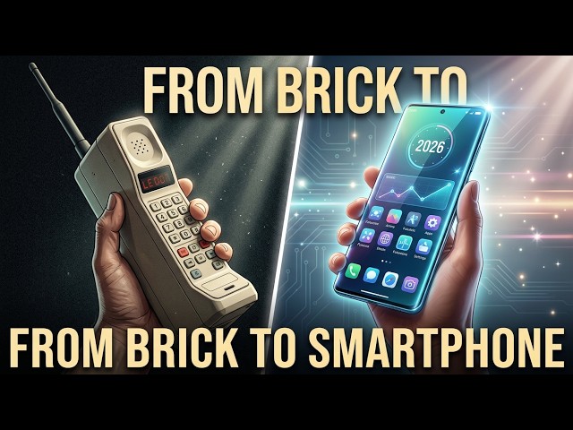 The First Mobile Phones Were Like Bricks! 📱 | Mobile Phone Evolution