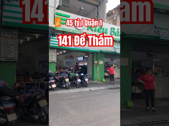 141 Đề Thám, Quận 1 | 4.3x22.3m, 96m2 | 45 tỷ