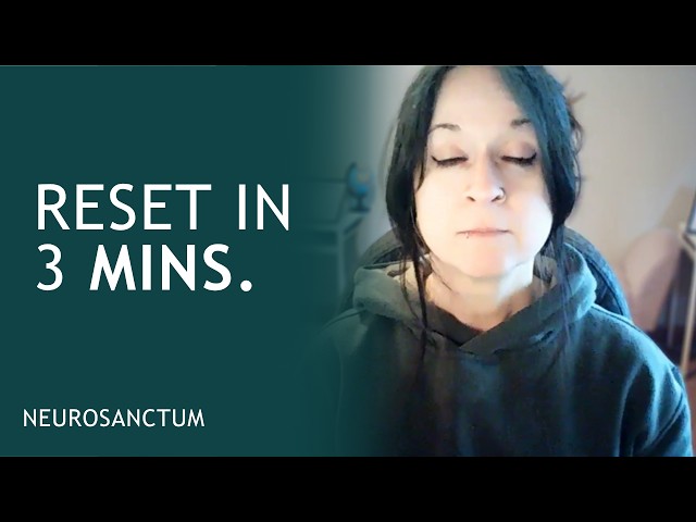3-Minute Brain Reset for Overthinking & Burnout | Guided Somatic Hack