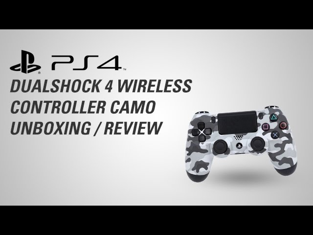 Playstation 4 - DualShock 4 Wireless Controller CAMO Unboxing and Review