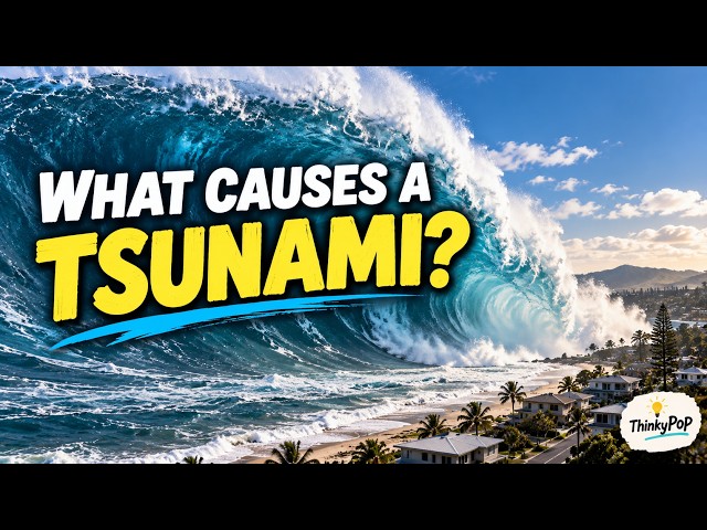 What Causes a TSUNAMI? 🌊 Science for Kids #Tsunami #Tsunamis #naturalhazards #EarthScience