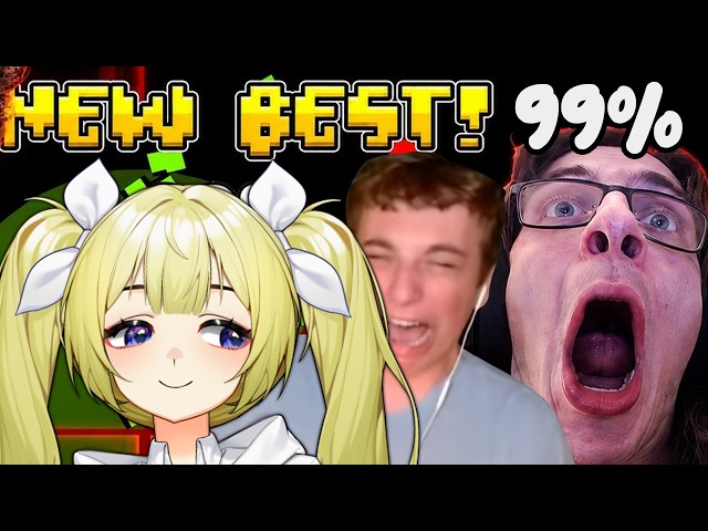 New Player Reacts to The CRAZIEST Rage Compilation In Geometry Dash