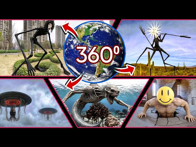 Giant Creatures Appeared in Real Locations on Google Earth 360°