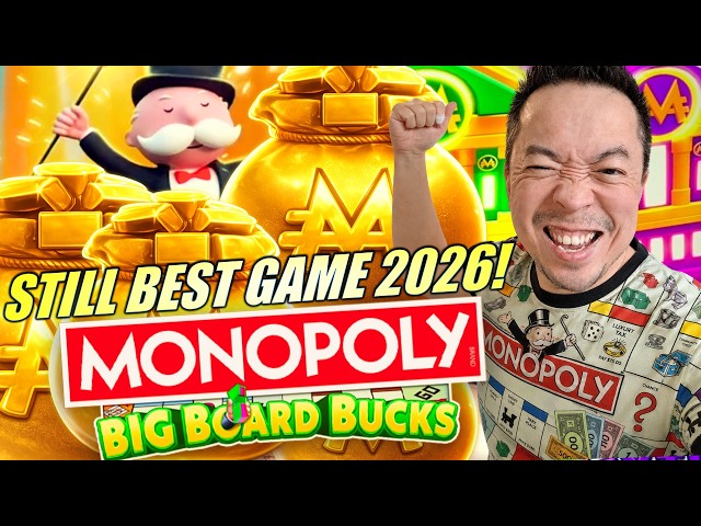 STILL THE BEST SLOT OF 2026 (FOR ME)! 😍 MONOPOLY BIG BOARD BUCKS Slot Machine (Aristocrat Gaming)