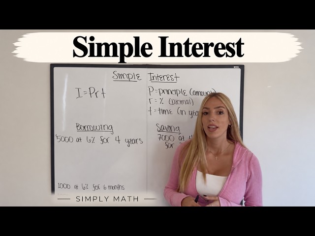 Simple Interest Explained | How to Calculate Interest | 7th Grade Math