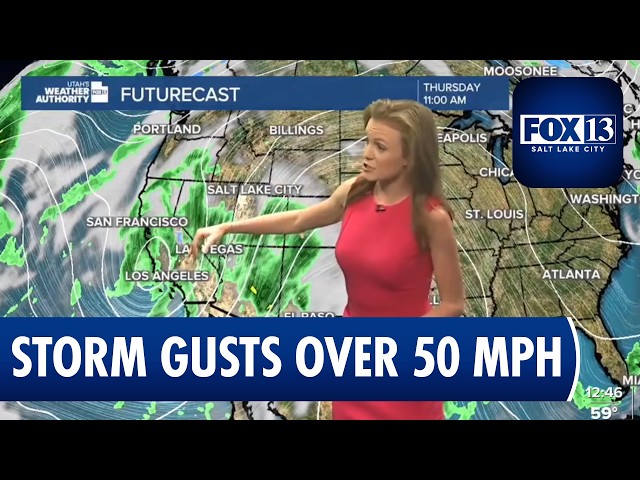 Active Weather Day: Thunderstorms Expected Across Utah
