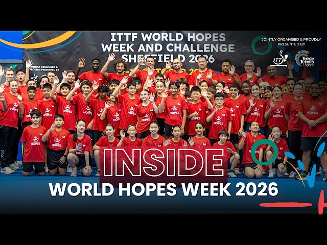 Watch the best young table tennis players train at World Hopes Week 2026! | Inside Camp