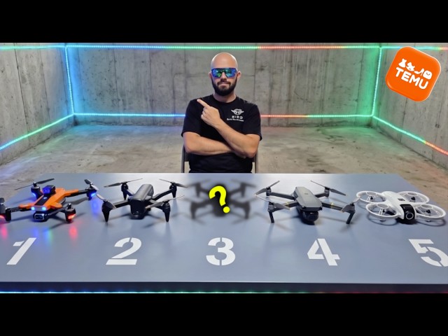 New Top 5 Drones from Temu! Finally a Good One?