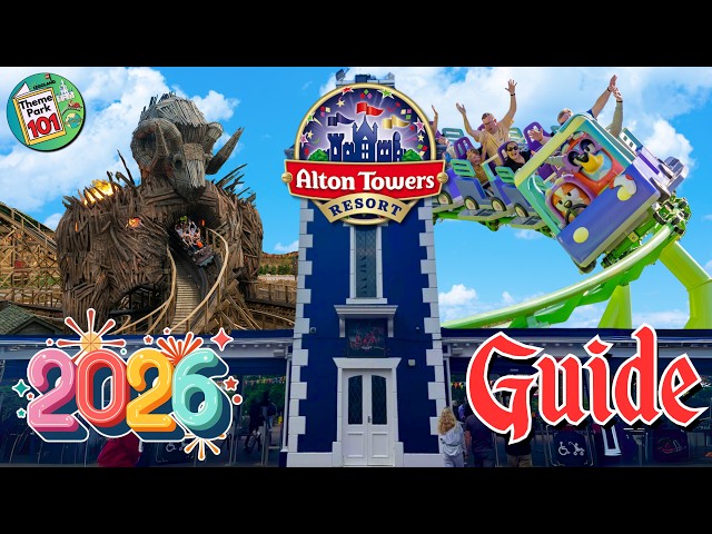 Alton Towers RIDES & ATTRACTIONS - 2026 - UK's BEST Theme Park