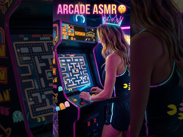 Ms. Pac-Man Arcade ASMR 🎮 Satisfying Button & Joystick Sounds