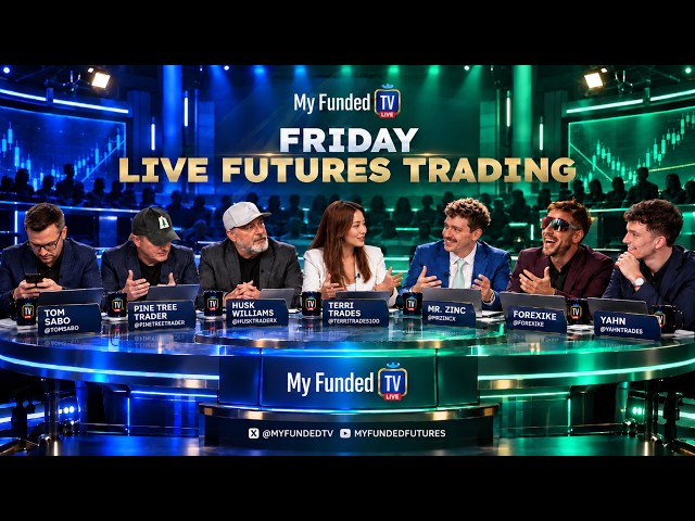 Friday: Live Futures Trading & Market Talk | MyFundedTV 10/16/26