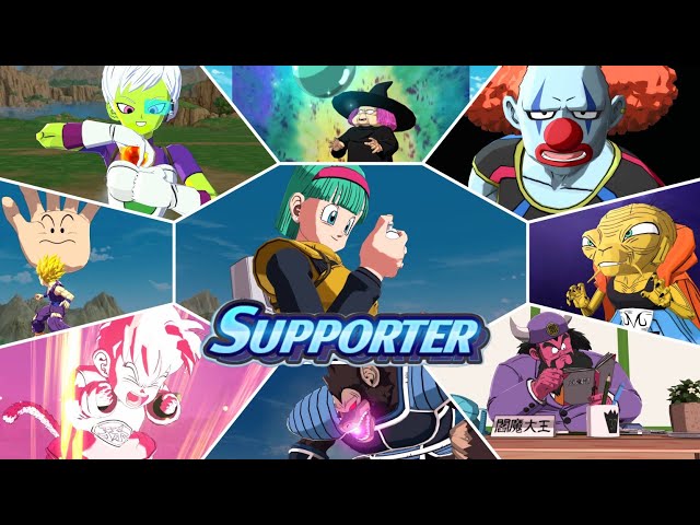 All the Supporters Animation in Legends!!-Dragon Ball Legends 