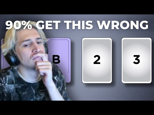 xQc Attempts Logic Tests That Everyone Fails