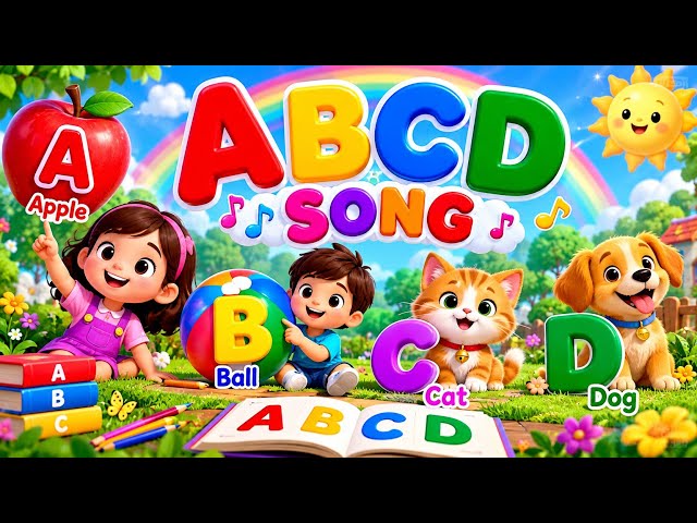 Abcd song🥳abcd song kids 🍎abcd nursery 