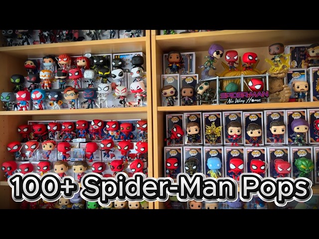 All 100+ Spider-Man Funko Pops in my Collection!