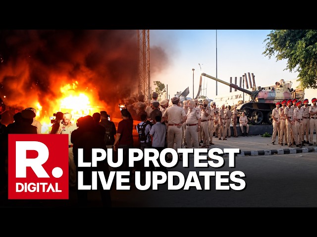 LPU Protest LIVE: Internet Services Suspended Around University As Tensions Escalate | Punjab News