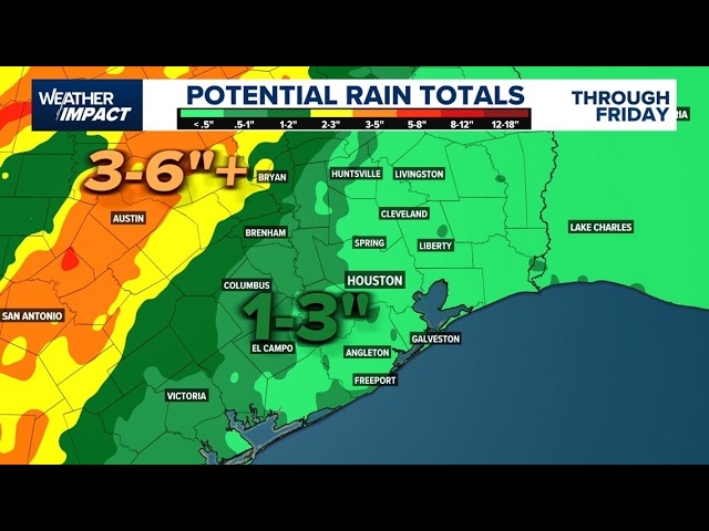 Houston weather Thursday: Hour-by-hour rain forecast and Texas flood risk