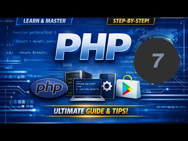 PHP Loops Explained | While Loop & For Loop for Beginners