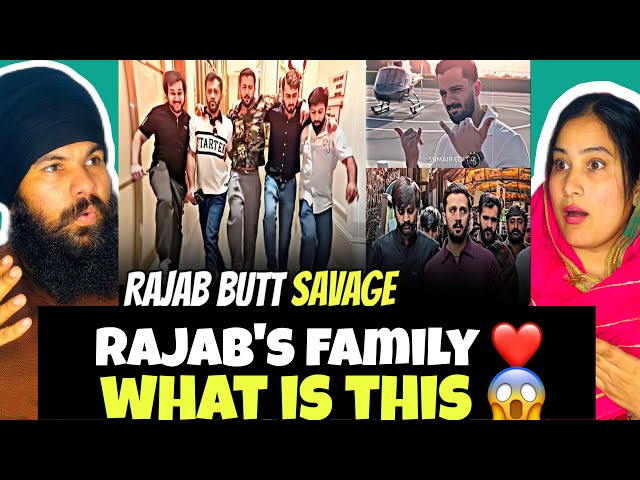 Rajab Butt Savage Moments Reaction Video | Punjabi Real Reaction | Rajab Butt Reaction Video #reacts