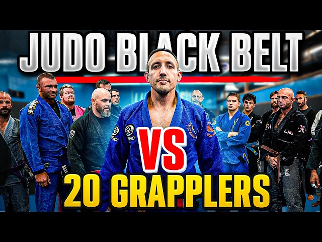 Judo Black Belt CHALLENGES BJJ Gym To A Takedown Battle 