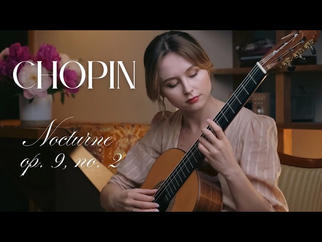 Chopin - Nocturne op. 9 no. 2 on GUITAR!