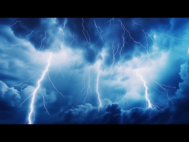 10 Hours Rainstorm Sounds ⚡ EPIC THUNDER & RAIN for Relaxation, Focus, Sleep & Insomnia Relief