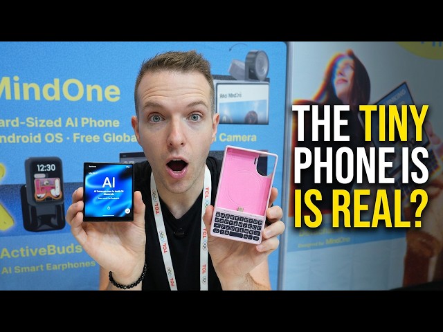 I Tried The Credit Card Sized Phone: Ikko Mind One Hands-On