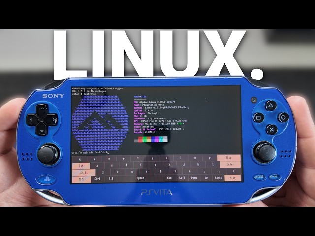 I Used JPFans to Import a PS Vita... Then Built a Linux Distro for It