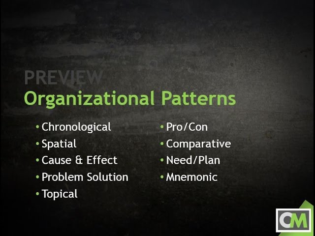 Organizational Patterns