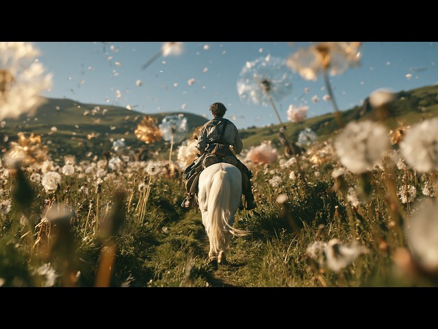 Ride Through the Giant Dandelions — Relaxing Medieval Music for Calm Study Sessions | 4K