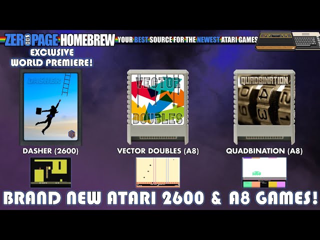 WORLD PREMIERE of Dasher (2600) PLUS Vector Doubles (A8) & Quadbination (A8)