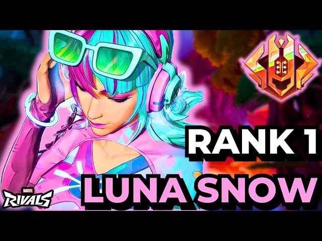 RANK 1 Luna Snow | miau valentine | Marvel Rivals Season 6.5
